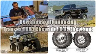 Christmas Gift Unboxing - Traxxas TRX4 Chevrolet K10 Cheyenne R/C Lifted Truck #125