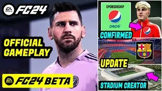 EA SPORTS FC 24 Official Beta Gameplay, Career Mode - CONFIRMED NEWS ✅