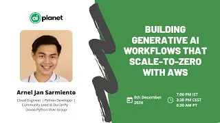 Building Generative AI Workflows that Scale-to-zero with AWS