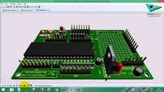 PCB Design in Proteus || 8051 Microcontroller Development Board