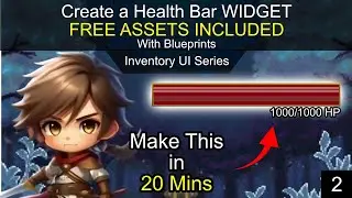 The RIGHT WAY to Make Health Bar UI in Unreal Engine 5 (EASY TUTORIAL)
