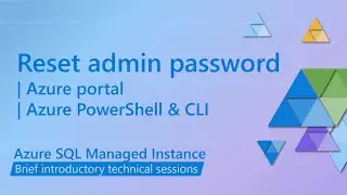 How to reset server admin password