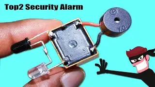Top 2 Simple Security Alarm Circuit | Theft Alarm