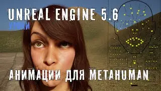 АНИМАЦИИ ЛИЦА для METAHUMAN в Unreal Engine 5.6