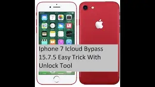 Iphone Icloud ByPass Ios 15.7.5 With Unlock Tool Easy Trick..