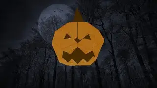 Origami Jack-o-Lantern 折り紙ジャック・オ・ランタン 🎃 pumpkin ghost 👻
