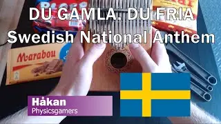 Kalimba - DU GAMLA, DU FRIA (Swedish national anthem). Tutorial