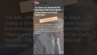 Fact Check: Sen. Kennedy Did NOT Read Obama Texts To Larry Sinclair