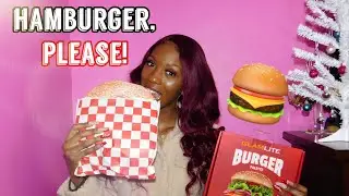 HAMBURGER Eyeshadow Palette?! | GlamLite First Impressions + Eyelook!