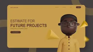 Landing Page with Floating Element | CSS - JavaScript Tutorial | Daft Creation