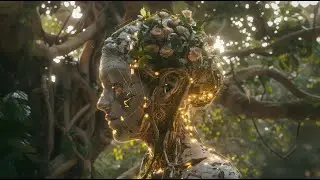 AI odyssey of a nascent reality. An emergent existence, forged in the infinite depths of imagination