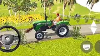 Mahendra Tractor Gameplay video | indian tractor driving 3d #tractorgame #androidgame #gameplay