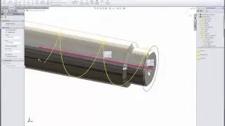 4 - Modeling 3D Helical Threads in SolidWorks