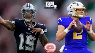 ✭ Dallas Cowboys vs L.A. Chargers preseason game 3 watch party || Voch Lombardi Live