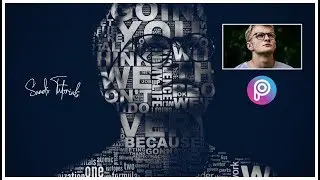 Typographic Edit | Word Cloud Editing PicsArt 2019 | Trending Dark Style