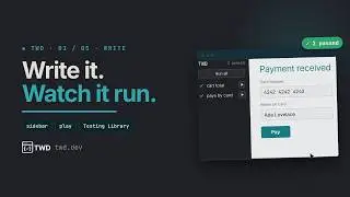 Frontend Tests That Run in Your Dev Browser, Next to Your App