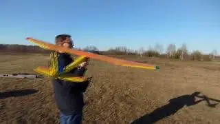 RC PLANE 1600 mm. SPAN FIRST TEST FLIGHT.