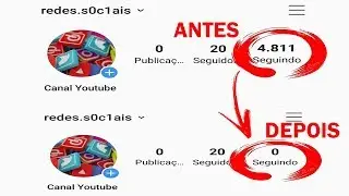 Deixar de Seguir todos no INSTAGRAM (2019)