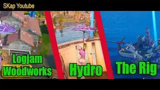 Land at The Rig, Hydro 16 and Logjam Woodworks All Locations - Fortnite