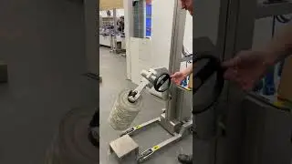 Vertical Spindle Roll Handling Attachment   Geared Rotation
