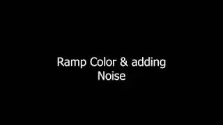 Ramp Color & Adding Noise in Blender 2.83 || 2020