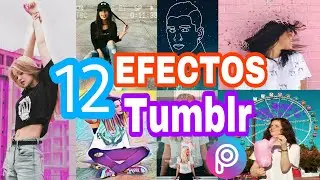 12 increíbles fotos Tumblr con solo una app Picsart