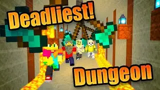 I Forced 7 Youtubers to Escape Minecrafts Deadliest Dungeon