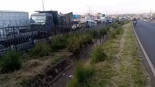 Gen-Z brings thika superhighway to a total shutdown #rejectfinabill2024