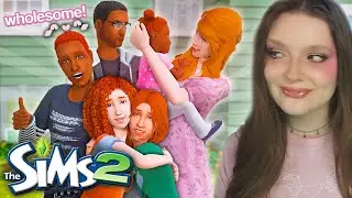 This Sims 2 family has my WHOLE heart (big family edition) ⋆˚࿔