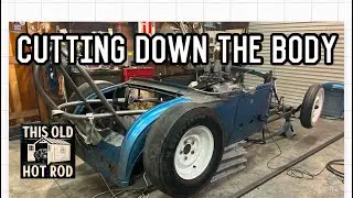 1950's Front Engine Dragster Build (Trimming The Body)