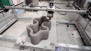 CERAMBOT Tong Concrete 3D Printer | 3D Printing with Portland Cement Concrete-3