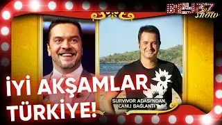 Survivor adasından canlı bağlantı - Beyaz Show
