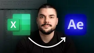 How to automate After Effects using Excel data