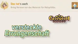 Genshin Impact - Das tut's auch, Versteckte Errungenschaft freischalten🔥