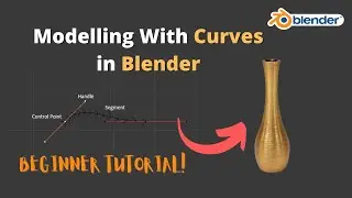 Blender 3.3 Curve Modelling for Beginners in 2 minutes!! | Easy Tutorial