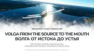 FLYING OVER VOLGA RIVER (4K UHD) Полет над рекой Волга