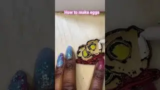 How to make eggs . Morning coloring 