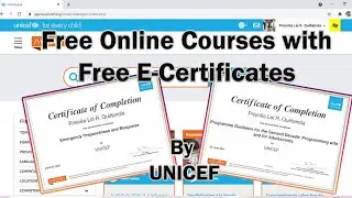 Free Certificates by UNICEF | Free Online Courses | Legit + Quiz Answers