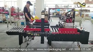 carton tapping machine, center tapping and carton side tapping machine
