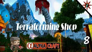 Alphacraft S4 ~ Episode 8 ~ Terraforming and Tree Building Shop (Minecraft Vanilla 1.19 SMP)