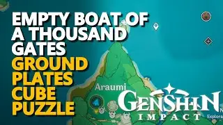 Empty Boat of a Thousand Gates Ground plates cube Puzzle Genshin Impact