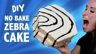 DIY NO BAKE ZEBRA CAKE - VERSUS