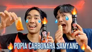 POPIA CARBONARA SAMYANG 🔥 MESTI CUBA SEDAP GILA SUMPAH WEH 😭