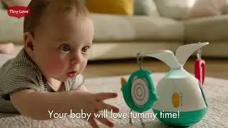 Tummy time mobile entertainer 57 sec video