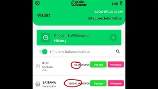 Free 5,00,000 Saitama Inu Cryptocurrency and Free 50 KBC coin. Register on Koin Bazar.