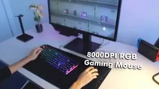 T-Dagger Captain 8000DPI 8 Button RGB Backlit Gaming Mouse