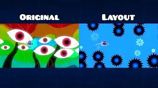 EYES IN THE WATER - Original vs Layout Comparison | Geometry Dash