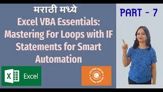 Excel VBA -Mastering for Loops with IF Statementsfor Smart Automation #excel #vba #automation#master