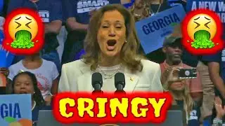 Kamala Harris EMBARRASSES Herself at Georgia Rally - Lies, Cringe & Gaffes Oh My......