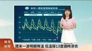 暗夜新聞-氣象主播黃脩筑(四縣腔)-兩波東北季風 北東部持續濕冷 中南部晴【客家新聞20241203】